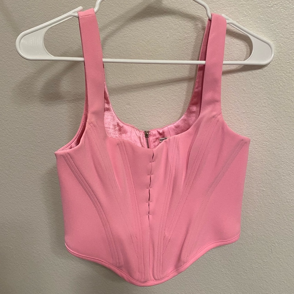 House of CB FRANGELICA PEPTO PINK BONED CORSET
